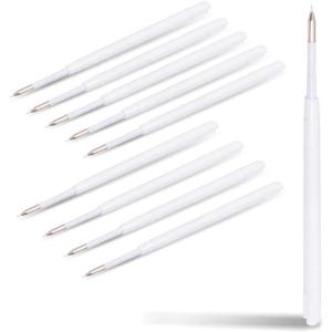 imageNEWISHTOOL 2 Pack Glitter Pin Pen Weeding Tool Air Relase Pen for Car Wrap Installation Vinyl Craft Adhesive Weeding and Removing Negative Pieces Shinny Sequins Weed Pens for Vinyl10pcs Refills