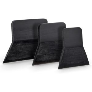 imageNEWISHTOOL 3 PCS PPF Squeegee Kit Small Squeegee for Vinyl TPU Rubber Scraper 80 Durometer BlackVinyl Squeegee for Window Glass Cleaning Car Paint Protection Film Installation Car Wrap PPF ToolsBlack