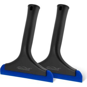 imageNEWISHTOOL AllPurpose Small Silicone Squeegee for Car ampamp Home Cleaning 3 Pack Window Tint Scraper for Car Windshield Shower Bathroom Glass Door WashingBlackblue