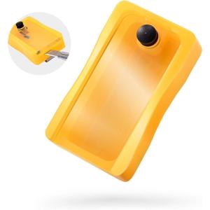 imageNEWISHTOOL Blade Disposal Container Storage Box Safety to Dispose of Most 9mm 18mm Snap Off Utility Knife Blades Portable Plastic Blades Breaker Bank with Magnet and ClipPlastic