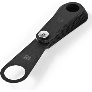 imageNEWISHTOOL Vinyl Wrap Tool Kit with 1325mm Circle Template for Parking Sensor Cut Precision Craft Cutter and Spare Razor Blade Round Head Micro Squeegee Car Wrapping Tool for PPF InstallingCircle Cutting Template