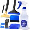 imageNEWISHTOOL Vehicle Wrap Tool Vinyl Wrap Tool Kit Includes Sprayer Bottle Felt SqueegeeRazor Blades Film Cutting Knife for Window Tinting ampamp Film Installation