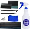 imageNEWISHTOOL Window Film Application Tool Car Wash Windshield Side Mirror Cleaning Tool Kit Vehicle Vinyl Wrap Kit Spray Squeegee Set