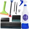 imageNEWISHTOOL Window Film Application Tool Car Wash Windshield Side Mirror Cleaning Tool Kit Vehicle Vinyl Wrap Kit Spray Squeegee Set
