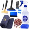 imageNEWISHTOOL Window Tint Tools Vinyl Wrap Tools Includes Sprayer Bottle Dash Towel and Soak RopeFelt Squeegee for Windshield Cleaning and Film Installation