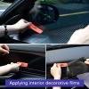 imageNEWISHTOOL 2 PCS 1Inch PPF Squeegee with Ring Buckle Sanded Bevel Edge Flexible Mini Rubber Scraper for Vinyl Wrap PPF Installation Window Film Detailing Protective Film Application Bubble Removal