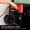 imageNEWISHTOOL Magnetic Heat Gun Holder Storage Ring Rack with Scratch Less Strong Magnet Base for Holding Impact Wrench Vinyl Wrap Heater Hot Air Blower Safety and Easy Use
