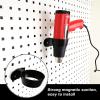 imageNEWISHTOOL Magnetic Heat Gun Holder Storage Ring Rack with Scratch Less Strong Magnet Base for Holding Impact Wrench Vinyl Wrap Heater Hot Air Blower Safety and Easy Use