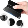 imageNEWISHTOOL Vinyl Wrap Squeegee with Blade Guide Cut Line and Handle Grip 2 PCS Wing Shaped Squeegee Smooth Hard Card Scraper for Sign Making Window Tinting and Precise Distance Cutting