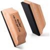 imageNEWISHTOOL 2 PCS Peel Grip Tool for Removing Vinyl Protective Foil Film Remover with Soft Rubber Surface and Wooded Handle ScratchFree and Smoothly Gliding to Quick Peel Off Coating Film Edge