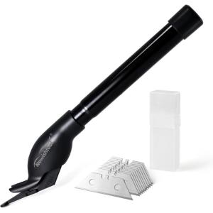 imageNEWISHTOOL Handheld Vinyl Cutter Back Paper Slitter Knife with 10 PCS Replacement Blades Straight Guide Easy Cut Tool for Cutting Wrapping Paper Wrap Film Decals Suitable for Thin Materials Cuts