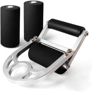 imageNEWISHTOOL Vinyl Wrap Applicator Tool Sponge Roller with Heat Gun Holder Rubber Handle Rolling Tool and 2 PCS Replacement Rolls for Car Wrapping Film Sign Making Vinyl Graphic Installation