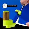 imageNEWISHTOOL Wrap Tool Cutting Spacer for Film Cut 1 Pair LeftRight Hand Guide Trimming Edge Freehand Cutting Tool with 2mm7mm Two Distance Cuts Builtin Blade Magnet and ScratchFree PTFE Felt