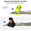 imageNEWISHTOOL Wrap Tool Cutting Spacer for Film Cut 1 Pair LeftRight Hand Guide Trimming Edge Freehand Cutting Tool with 2mm7mm Two Distance Cuts Builtin Blade Magnet and ScratchFree PTFE Felt