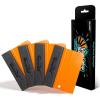 imageNEWISHTOOL Stitched Buffer Felt Vinyl Wrap Squeegee 4Pack Squeegee for Vinyl with Double Layer Sewing Felt ScratchFress Gliding Card Scraper Wrap Tool for Window Tint Wet PPF Application