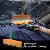imageNEWISHTOOL Professional Window Tint Tools Kit Tint amp PPF Brush 12 Car Detailing Brush 8 Inch Window Tint Squeegee PPF Tools Auto Tinting Knife and Extra 10 PCS Black Blades for Vinyl Wrapping