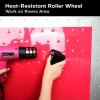 imageNEWISHTOOL Heavy Duty Roller Pro Vinyl Applicator Wrap Tool Sponge Vinyl Roller Heat Resistant Rolling Tool Aluminum Handheld Vinyl Wrap Seam Roller Wrapping Tool