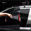 imageNEWSHTOOL Professional Window Tint Squeegee 2 PCS Long Handle PPF Squeegee Kit Triangle TPU Rubber Scraper Tool for Window Tint Film Installation Windshield Rear Glass Cleaning Fast Water Removing
