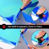 imageNEWISHTOOL Aluminum Vinyl Cutting Guide Spacer 2mm  7mm Wrap Tools 1 Pair Left and Right Hand Edge Trim Cutter PPF Cutting Guide Scratch Free Vinyl Edge Wrap Cut Trim Edge Tool with Blade Locked