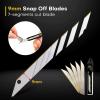 imageNEWISHTOOL Vinyl Wrap Tools Dual Spacer Cutter Aid and 9mm Utility Knife Tool for Cutting Tint Film Vinyl Wrap and PPF Installation Magnetic Guide Trimming Tool for Precise 2mm7mm Edge Cuts