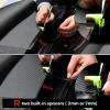 imageNEWISHTOOL Vinyl Wrap Tools Dual Spacer Cutter Aid and 9mm Utility Knife Tool for Cutting Tint Film Vinyl Wrap and PPF Installation Magnetic Guide Trimming Tool for Precise 2mm7mm Edge Cuts