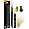imageNEWISHTOOL Vinyl Wrap Tools Dual Spacer Cutter Aid and 9mm Utility Knife Tool for Cutting Tint Film Vinyl Wrap and PPF Installation Magnetic Guide Trimming Tool for Precise 2mm7mm Edge Cuts