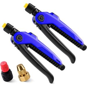 imageNEWISHTOOL High Pressure Sprayer Hose Nozzle Water Spray Nozzle Replacement for Backpack 2 PCS Water Pump Sprayer Handle with Adjustable Nozzle Tip for Auto Tint PPF Washing Car Watering Garden